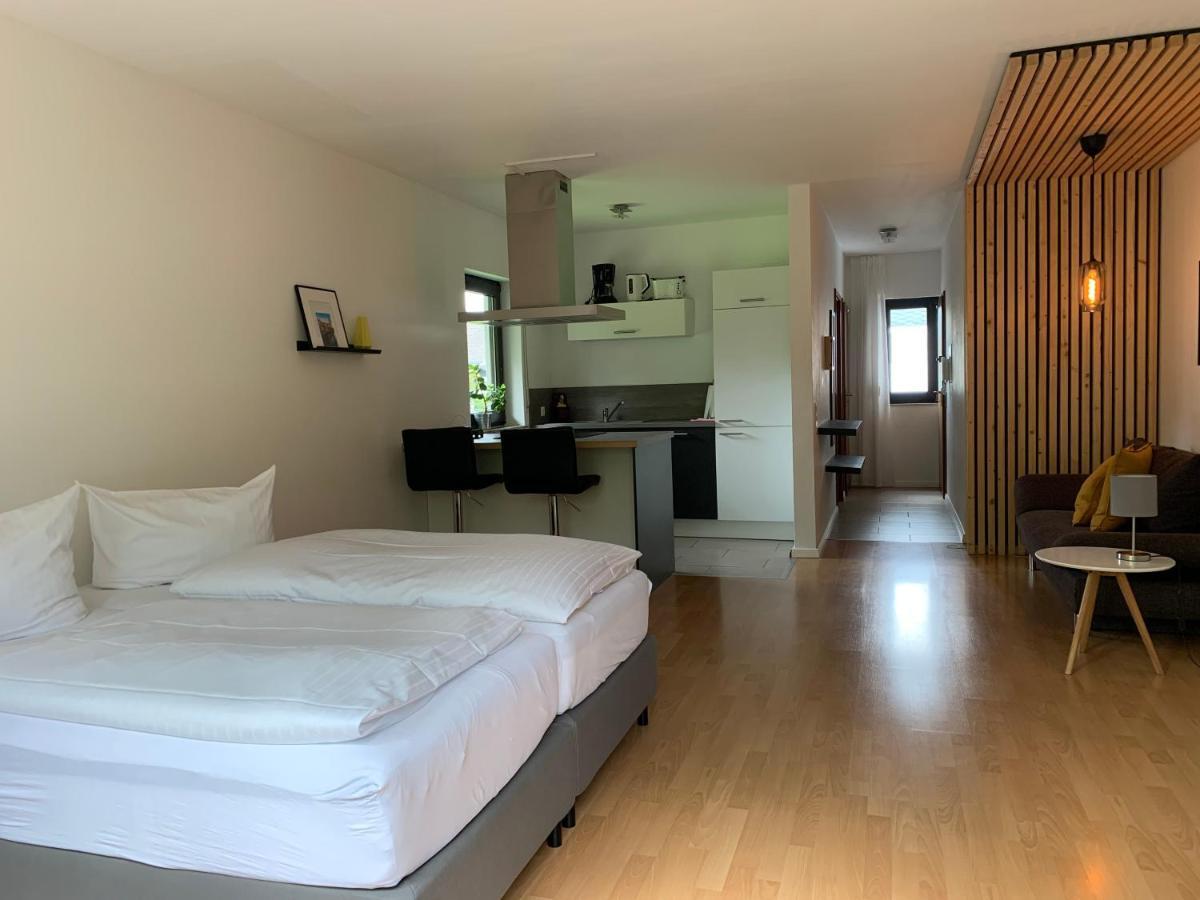 Ferienwohnung Am Ententeich Bad Marienberg Exterior foto